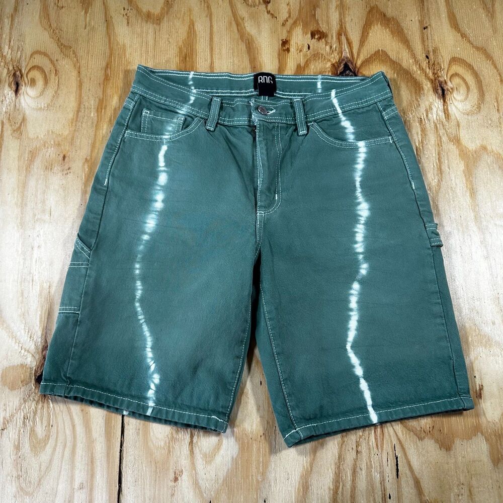 BDG Urban Outfitters Tie-Dye Utility Carpenter Denim Shorts - Size 26